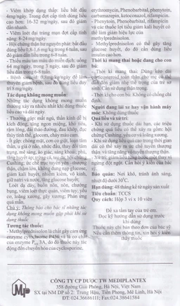 Thuốc Thylmedi 16mg Mediplantex kháng viêm, chống dị ứng (3 vỉ x 10 viên)