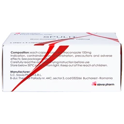 Thuốc Spulit Slavia điều trị nấm Candida, lang ben (6 vỉ x 5 viên) 3