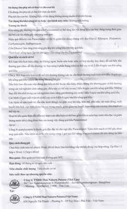 Hỗn dịch SaRa For Children 250mg Thai Nakorn Patana hương cam, hạ sốt và giảm đau (60ml)