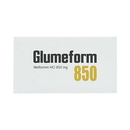 Thuốc Glumeform 850 DHG điều trị bệnh đái tháo đường típ 2 (10 vỉ x 5 viên)