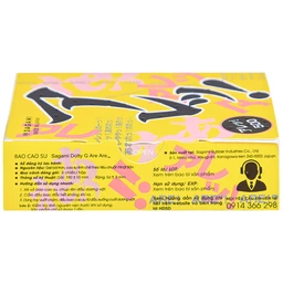 Bao cao su Sagami Are - Are có gân và chấm nổi  phòng tránh thai và các bệnh lây qua đường tình dục (5 cái)