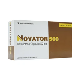 Thuốc Novator 500 Atra điều trị thiếu máu (5 vỉ x 10 viên)