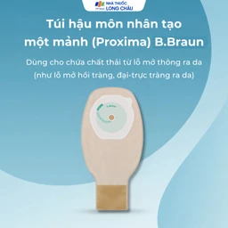 Túi hậu môn B.Braun Proxima 1 mảnh, loại xả (30 túi) 2