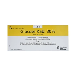 Thuốc tiêm Glucose Kabi 30% Fresenius Kabi điều trị hạ đường huyết nặng (50 ống x 5ml)