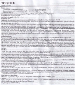 Thuốc nhỏ mắt Tobidex Bidiphar điều trị viêm mắt (5ml)