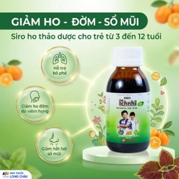Siro hỗ trợ giảm ho tiêu đờm Ích Nhi 3+ Nam Dược (90ml) 2