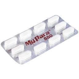 Thuốc My Para 650mg S.P.M hỗ trợ giảm đau hạ sốt (10 vỉ x 10 viên)