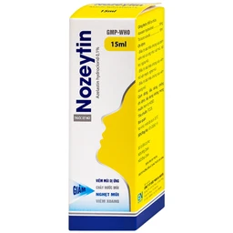 Thuốc xịt mũi Nozeytin Gia Nguyễn điều trị viêm mũi dị ứng, sổ mũi, hắt hơi, ngứa mũi (15ml)