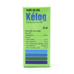 Thuốc gội đầu Kelog Việt Phúc điều trị gàu, nấm tóc, viêm ngứa và bong vảy da đầu (24ml)
