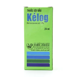 Thuốc gội đầu Kelog Việt Phúc điều trị gàu, nấm tóc, viêm ngứa và bong vảy da đầu (24ml)