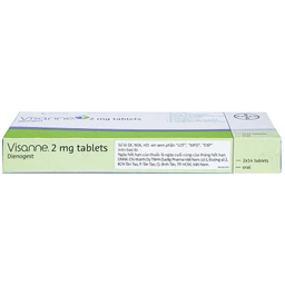 Thuốc Visanne 2mg Bayer hỗ trợ điều trị lạc nội mạc tử cung (2 vỉ x 14 viên)