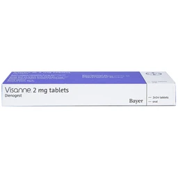Thuốc Visanne 2mg Bayer hỗ trợ điều trị lạc nội mạc tử cung (2 vỉ x 14 viên)