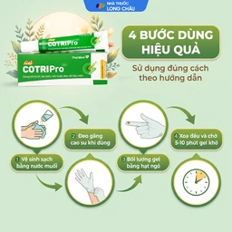 Gel bôi trĩ Cotripro giảm đau và làm dịu mát (25g) 5