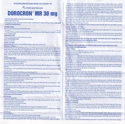 Thuốc Dorocron MR 30mg Domesco điều trị đái tháo đường típ 2 (2 vỉ x 30 viên)