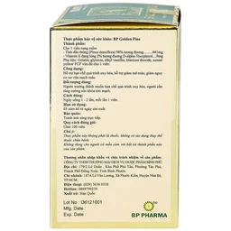 Viên uống tăng tuần hoàn máu thông huyết mạch BP Golden Pine Bio Avenue (100 viên)