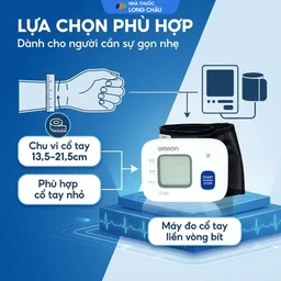 Máy đo huyết áp cổ tay Omron HEM 6161 hỗ trợ đo huyết áp, nhịp tim 4