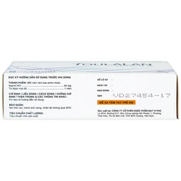 Thuốc Toulalan Davipharm điều trị triệu chứng về dạ dày (6 vỉ x 10 viên)