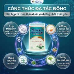 Viên uống hỗ trợ ăn ngon ngủ ngon Ăn Ngon Ngủ Ngon Tat Thanh (30 viên) 3