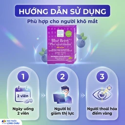 Viên uống hỗ trợ cải thiện thị lực, giảm mỏi mắt, khô mắt Blue Berry Plus Ojenvitamin New Nordic (40 viên) 5