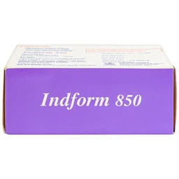 Thuốc Indform 850mg Ind-Swift  điều trị bệnh đái tháo đường (4 vỉ x 14 viên)
