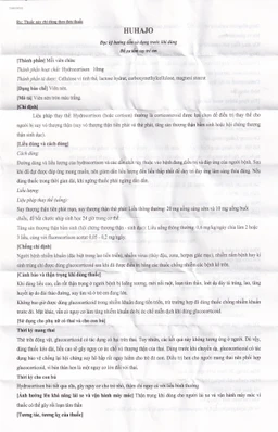 Thuốc Huhajo Tab 10mg JRP điều trị thay thế cho người bị suy vỏ thượng thận (10 vỉ x 10 viên)