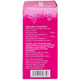 Siro Zinbebe Hataphar bổ sung và dự phòng thiếu kẽm (60ml)