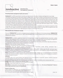 Viên bổ sung dưỡng chất nuôi dưỡng gân và dây chằng Tendoactive Reig Jofre (2 vỉ x 15 viên)