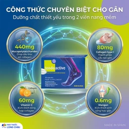 Viên bổ sung dưỡng chất nuôi dưỡng gân và dây chằng Tendoactive Reig Jofre (2 vỉ x 15 viên) 3