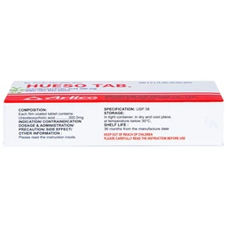 Thuốc Hueso Tab 300mg Arlico điều trị sỏi túi mật cholesterol, bệnh gan mật mãn tính (3 vỉ x 10 viên)