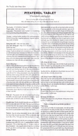 Thuốc Pitaterol Tablet 2mg Medical Korea giảm cholesterol toàn phần (3 vỉ x 10 viên)