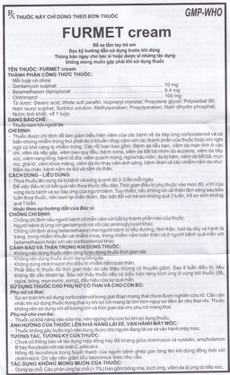 Thuốc bôi Furmet Cream Medisun hỗ trợ điều trị nhiễm trùng da (10g)