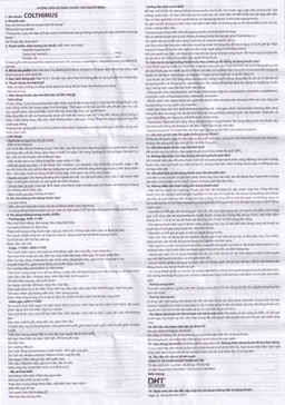 Thuốc Colthimus Hataphar điều trị triệu chứng co cứng cơ (10 vỉ x 10 viên)