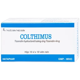 Thuốc Colthimus Hataphar điều trị triệu chứng co cứng cơ (10 vỉ x 10 viên)