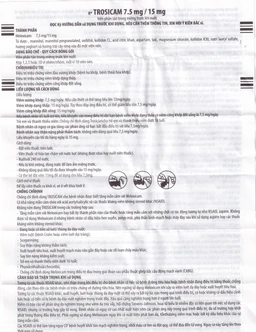 Thuốc Trosicam 7.5mg Alpex Pharma điều trị viêm đau xương khớp (3 vỉ x 10 viên)