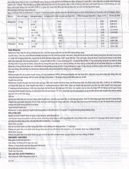 Thuốc Trosicam 7.5mg Alpex Pharma điều trị viêm đau xương khớp (3 vỉ x 10 viên)