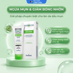 Kem bôi ngừa mụn Dermacos Anti Acne Matting Cream 50ml 2