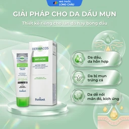 Kem bôi ngừa mụn Dermacos Anti Acne Matting Cream 50ml 3