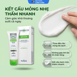 Kem bôi ngừa mụn Dermacos Anti Acne Matting Cream 50ml 4