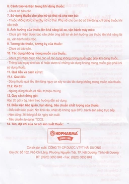 Bột Hadugast Hải Dương điều trị viêm loét dạ dày, tá tràng (20 gói x 3g)