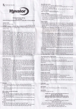 Thuốc Hyvalor 80mg United điều trị tăng huyết áp, suy tim (3 vỉ x 10 viên)