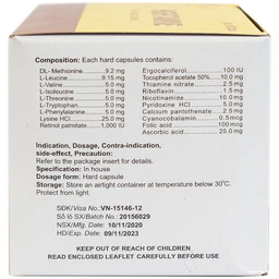 Thuốc Hightamine Hankook bổ sung dinh dưỡng, duy trì thể lực (10 vỉ x 10 viên)