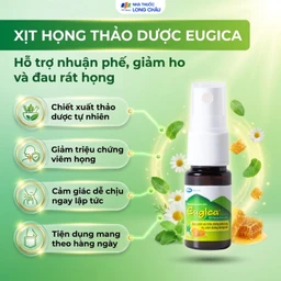 Chai xịt họng thảo dược giúp giảm ho Eugica Mega (10ml) 2