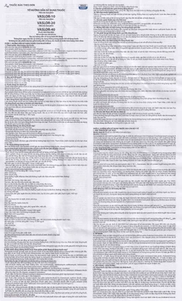 Thuốc Vaslor 20mg Davi Pharm giảm cholesterol và triglycerid (4 vỉ x 7 viên)