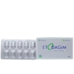 Thuốc Etodagim Agimexpharm điều trị viêm xương khớp, cơn gout cấp hay giả gout (10 vỉ x 10 viên)