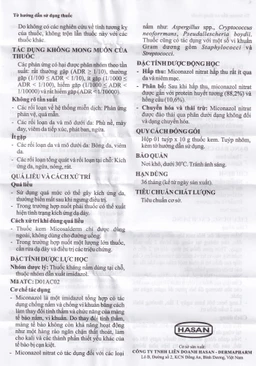 Kem bôi da Micosalderm 2% Hasan điều trị các bệnh da liễu do nhiễm nấm (10g)