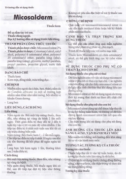 Kem bôi da Micosalderm 2% Hasan điều trị các bệnh da liễu do nhiễm nấm (10g)