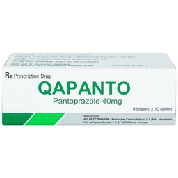 Thuốc Qapanto Atlantic giảm tái phát loét tá tràng, dạ dày (6 vỉ x 10 viên)