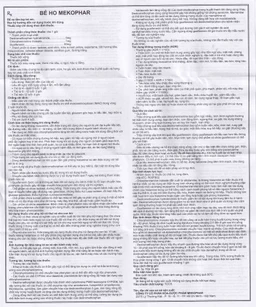 Thuốc Bé Ho Mekophar giảm ho do cảm lạnh, cúm (24 gói x 3g)