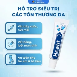 Kem bôi vết thương Healit Vhpharma 5g hỗ trợ điều trị các vết thương hở cấp và mãn tính 4