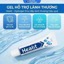 Kem bôi vết thương Healit Vhpharma 5g hỗ trợ điều trị các vết thương hở cấp và mãn tính 2